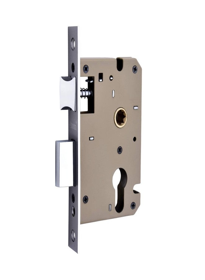 Atom Heavy Duty Mortise Door Lock with Both Sided Key for Bedroom, Living Room, Main Door, Black Silver Finish | 3 Keys | Lockset for House Hotel Office(O37CYBSK) - Image 5